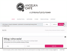 Tablet Screenshot of angelikacafe.com